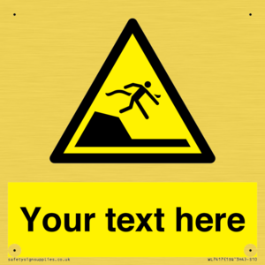 Custom Warning sudden drop in swimming or leisure pools